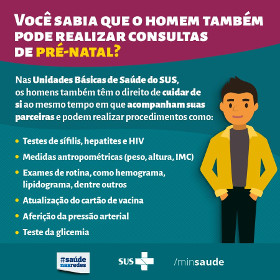 Homem também tem direito ao pré-natal - PREFEITURA MUNICIPAL DE GUARAPARI - ES Homem também tem direito ao pré-natal - PREFEITURA MUNICIPAL DE GUARAPARI - ES