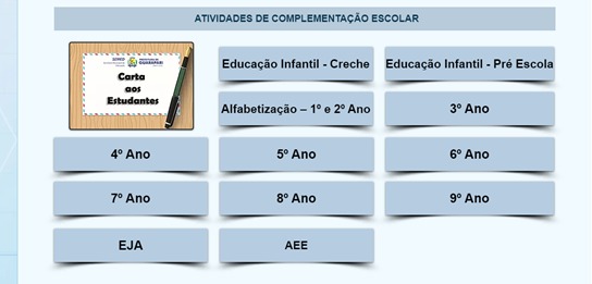 Prefeitura de Guarapari disponibiliza atividades complementares para alunos da rede municipal de ensino 