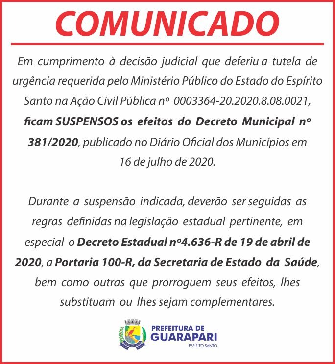 Comunicado 