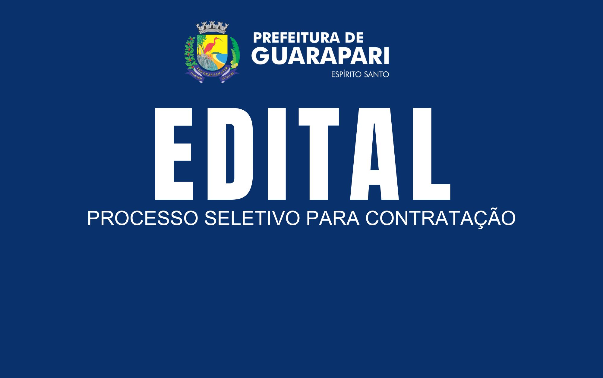 Guarapari lança edital com 55 vagas para Secretaria de Assistência Social 