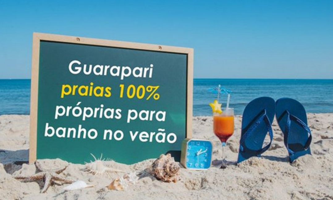 Verão em Guarapari com as todas praias próprias para banho