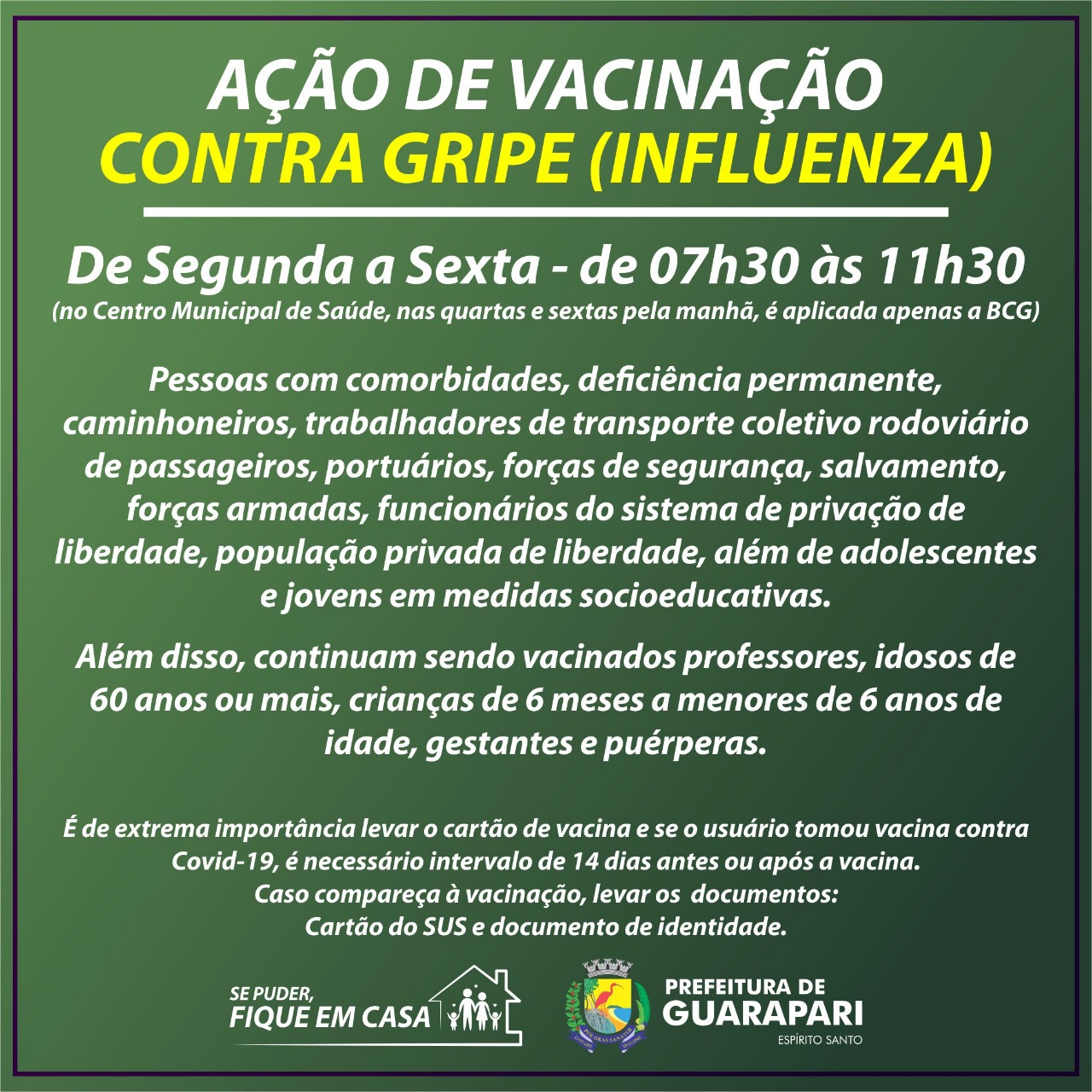 Nova Friburgo zera estoques no primeiro dia de vacinação contra a gripe