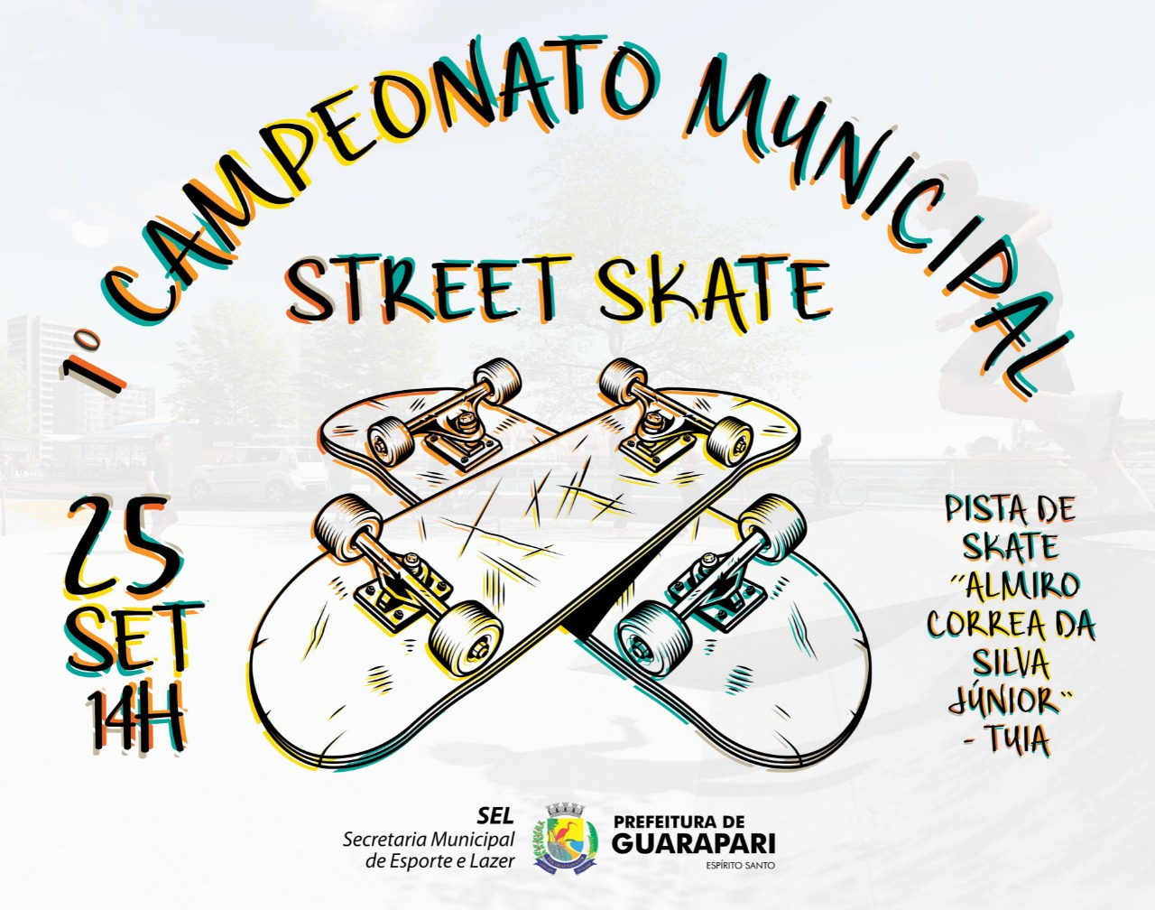 Prefeitura abre inscrições para o 1º Campeonato Municipal de Street Skate de Guarapari