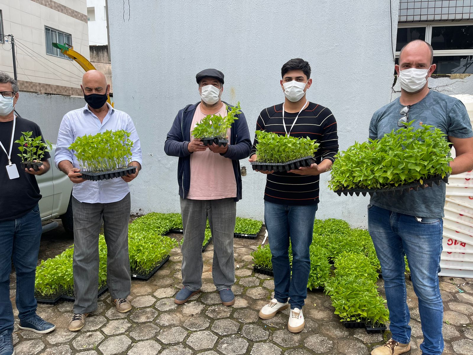 Prefeitura de Guarapari inicia entrega de cinco mil mudas de pimenta para 36 produtores rurais cadastrados 