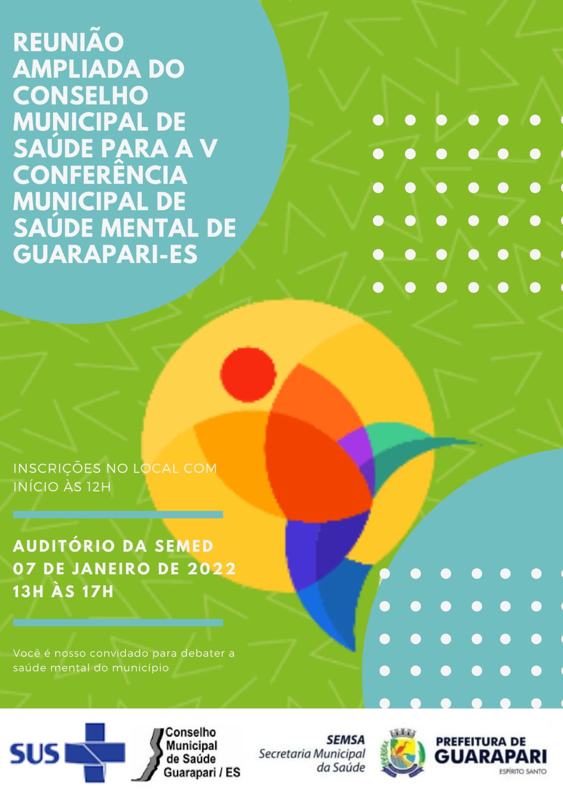 Prefeitura de Guarapari e conselho de Saúde realizam etapa municipal da 5ª Conferência Nacional de Saúde Mental 