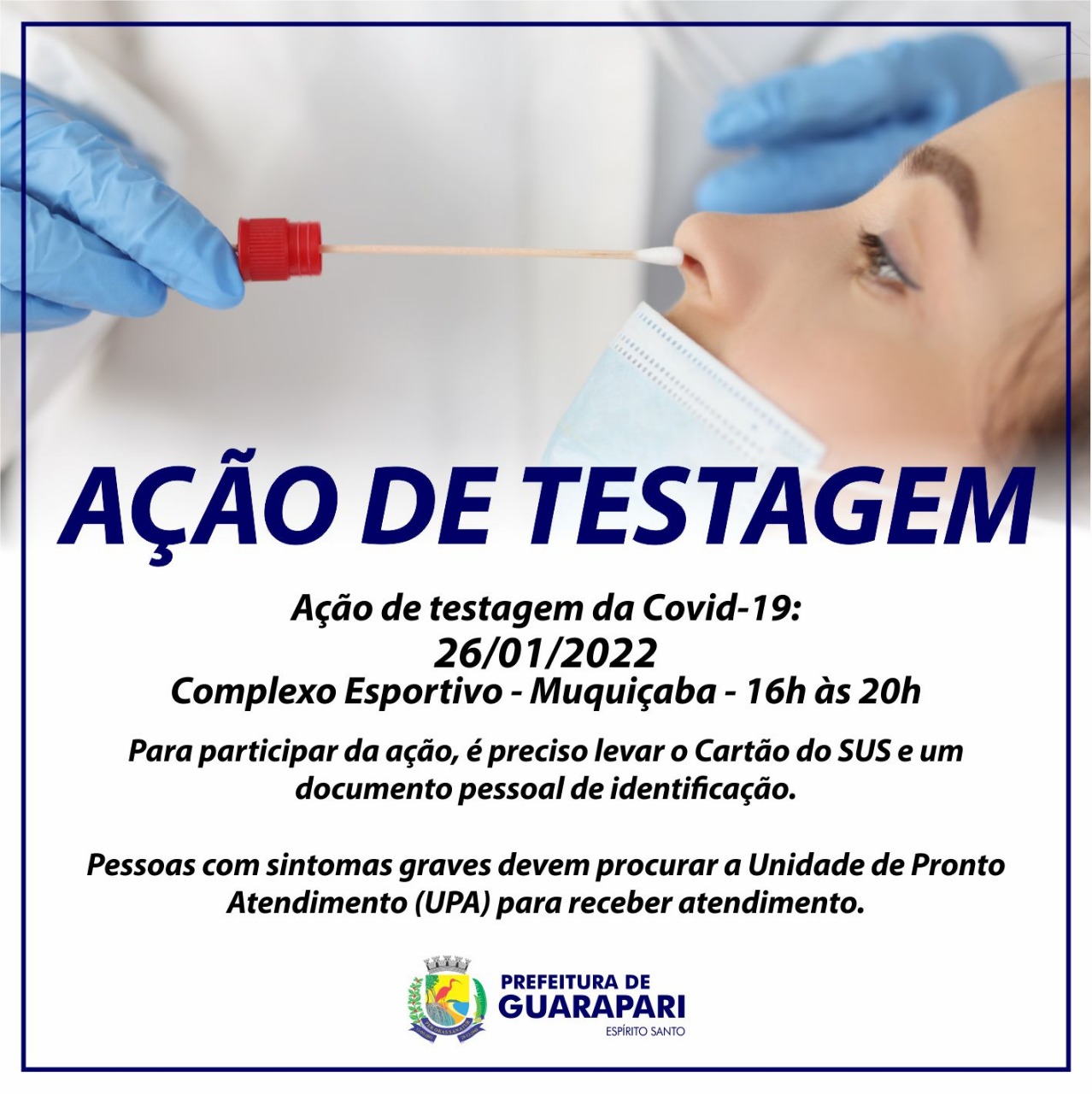 Guarapari realiza mais uma ação de testagem