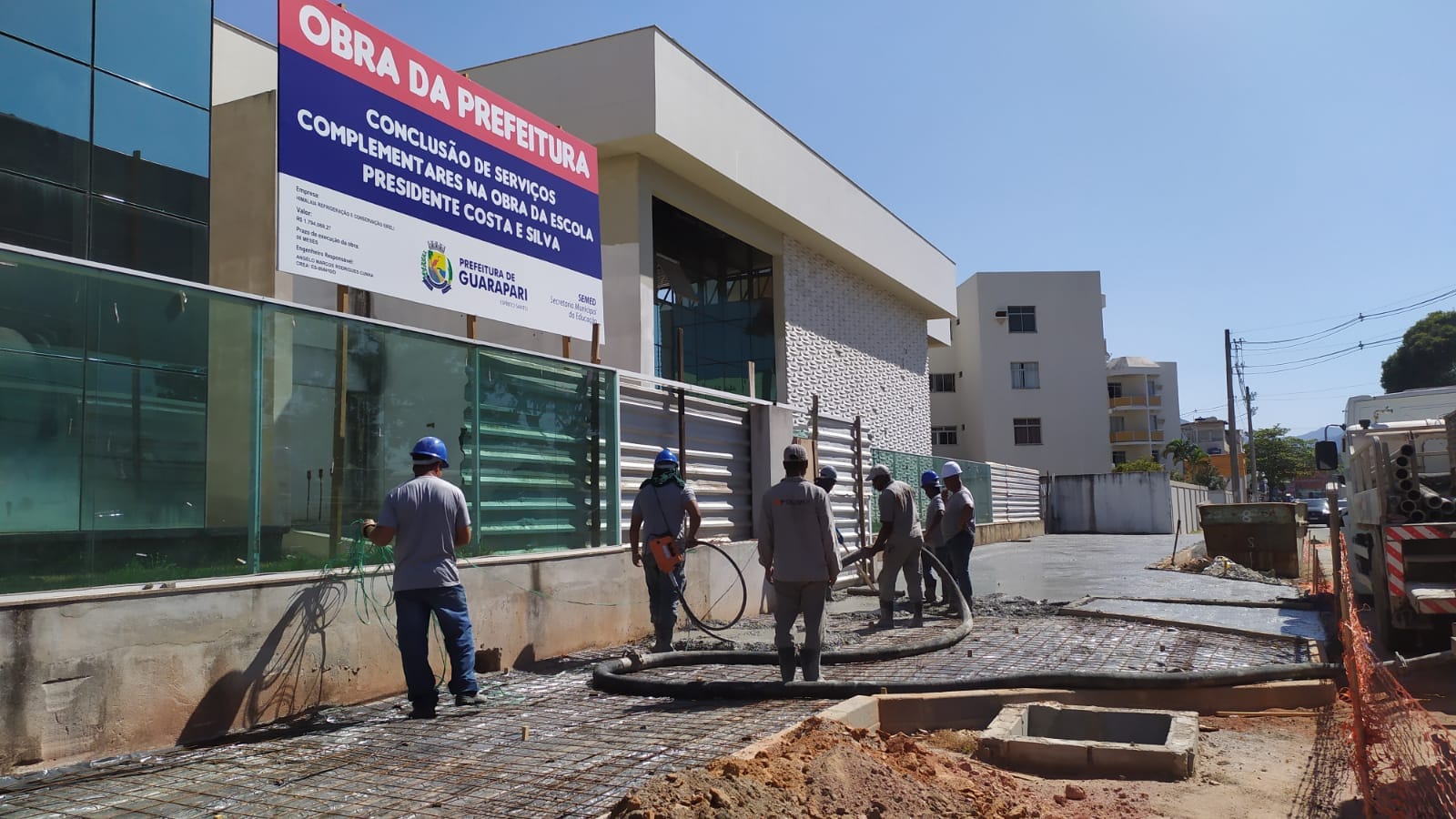 Obras da Escola Costa e Silva estão em fase final 