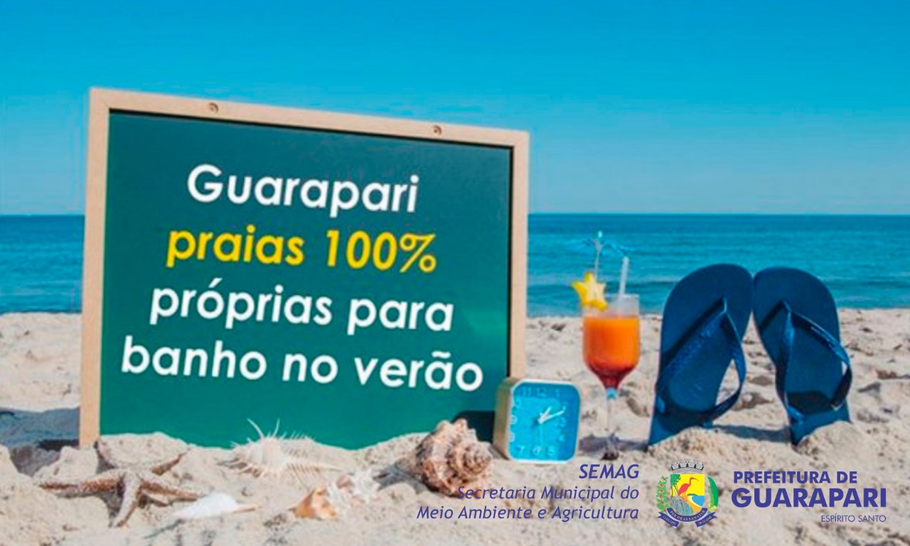 Todas as praias de Guarapari estão próprias para banho