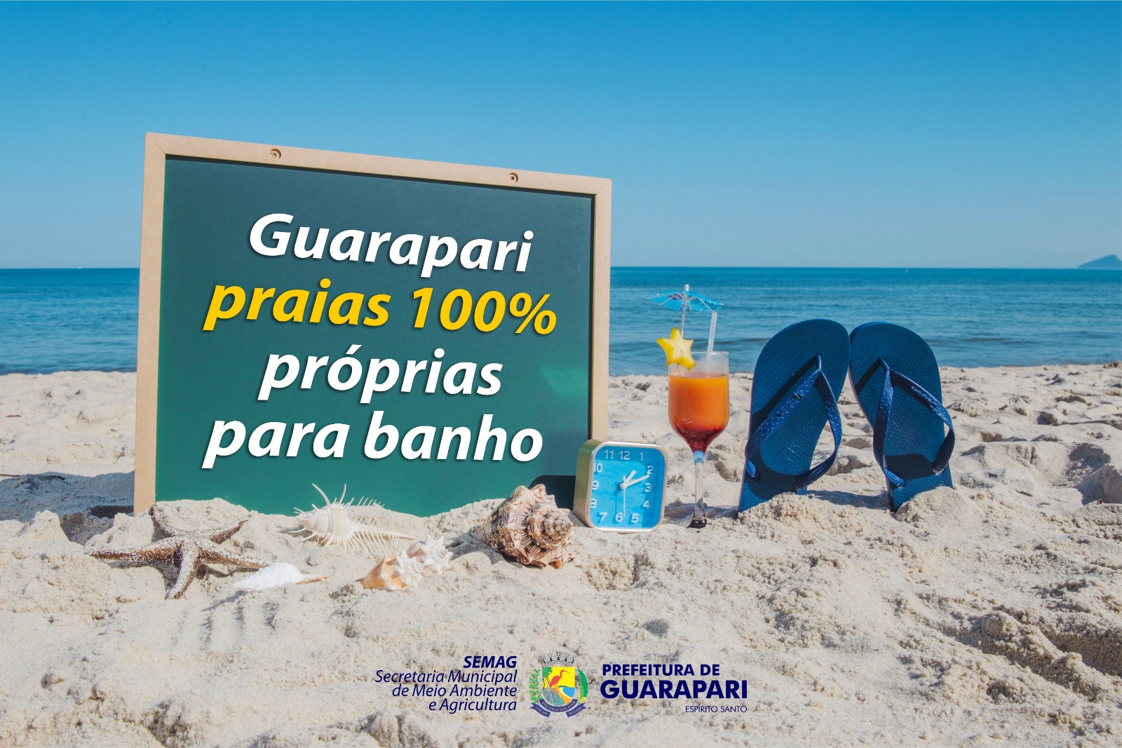 Todas as praias de Guarapari estão próprias para banho