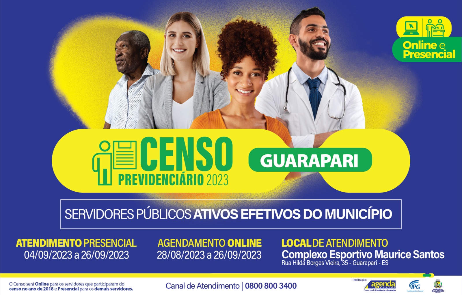 IPG inicia Censo Previdenciário de 2023