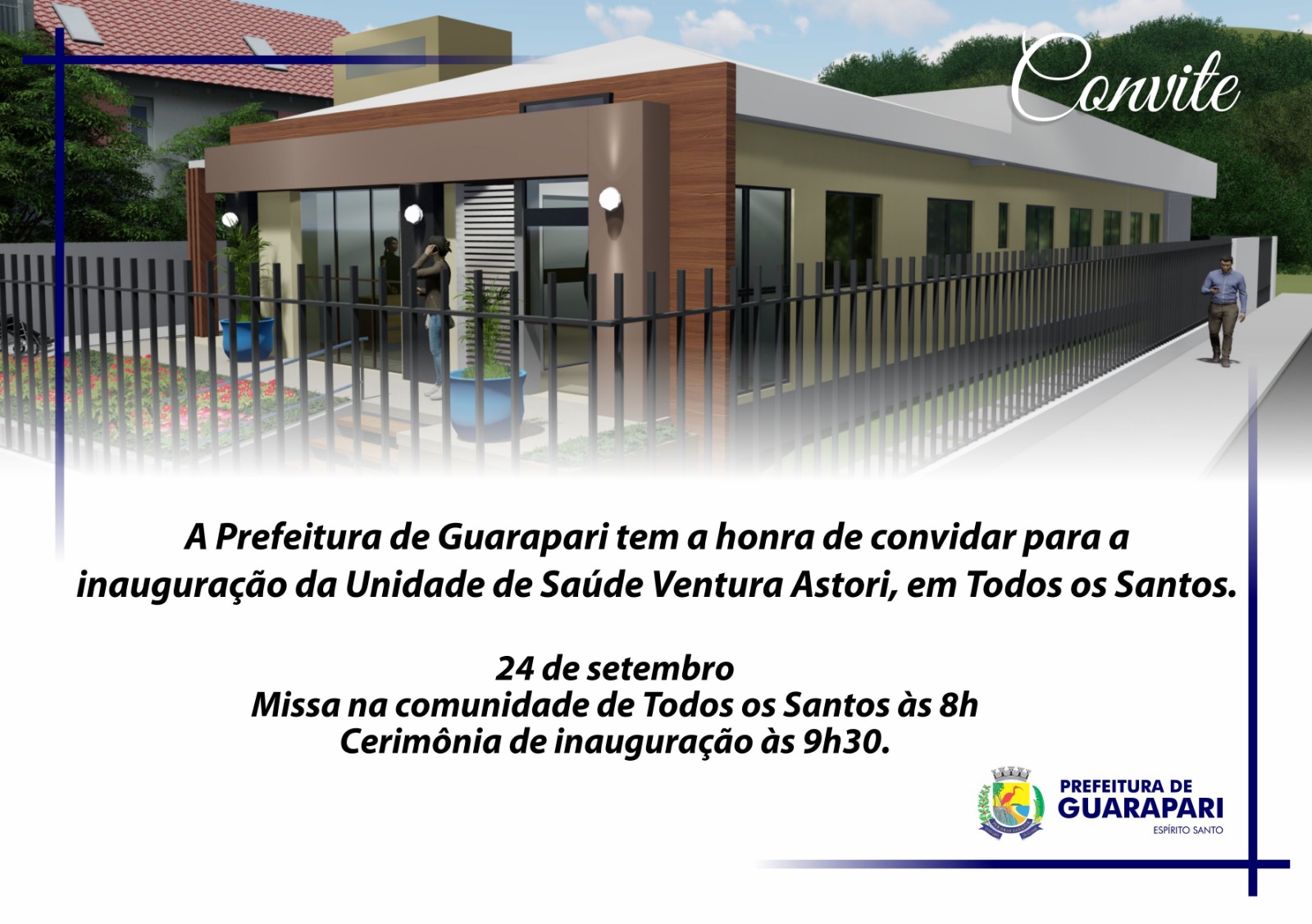 Prefeitura irá inaugurar nova Unidade de Saúde de Todos os Santos, no próximo domingo (24)