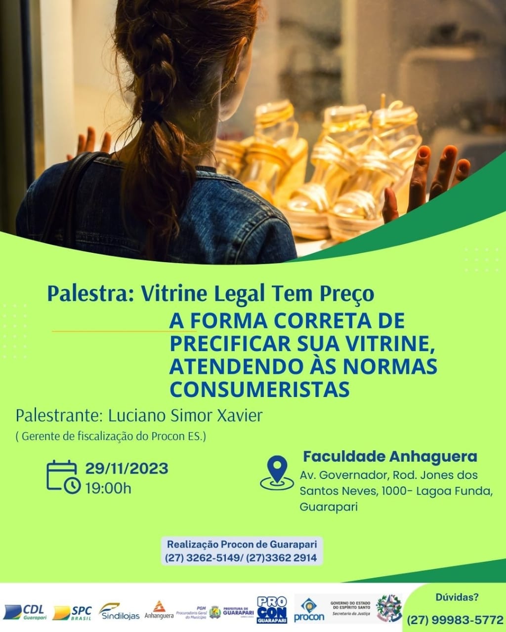 Procon e CDL oferecem workshop para lojistas