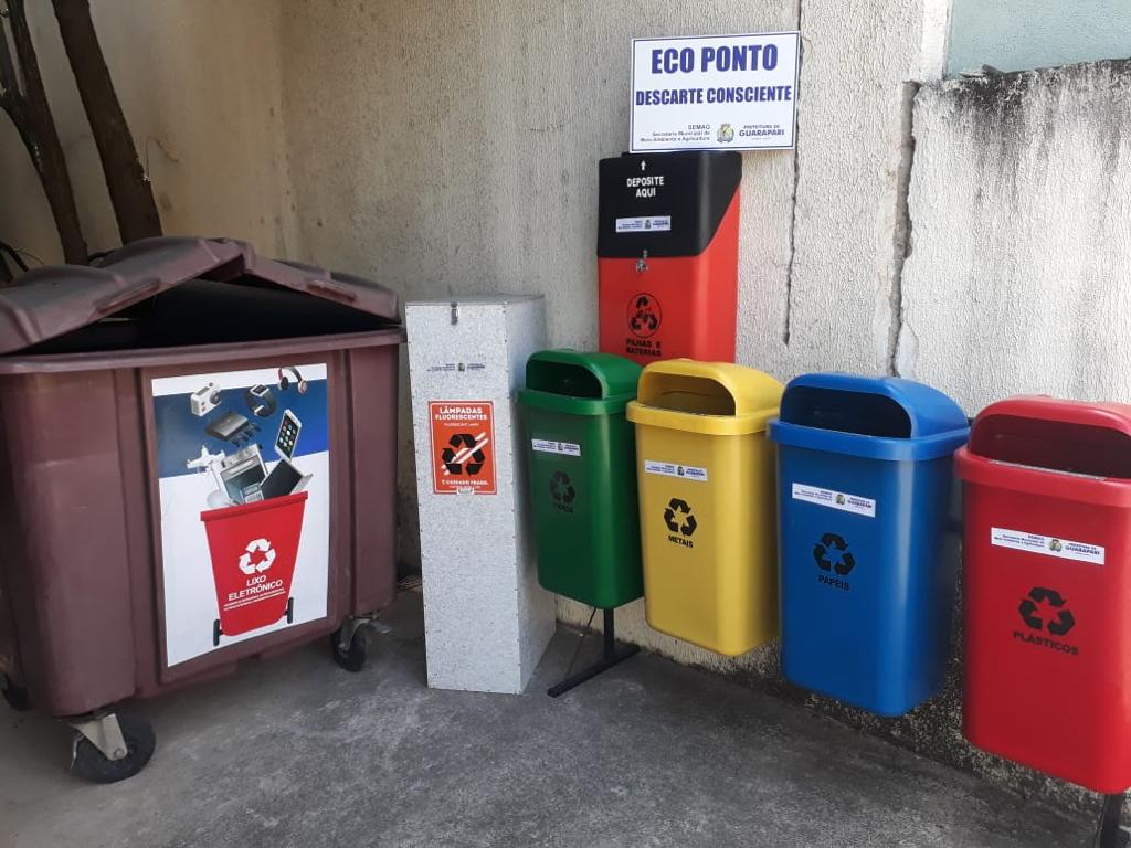 Prefeitura disponibiliza Eco Pontos para coleta de resíduos sólidos na cidade