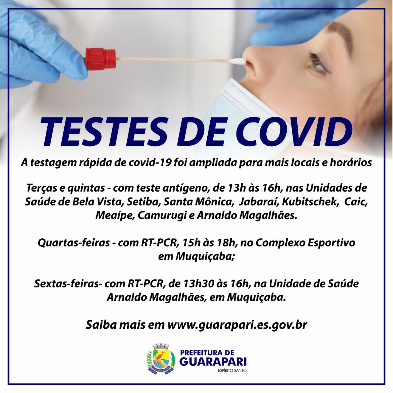 Onde fazer testes de antígeno e RT-PCR (ATUALIZADO)